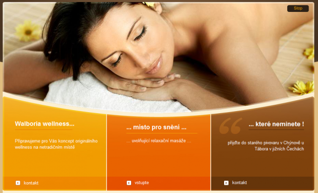 Walboria wellness Vás vítá